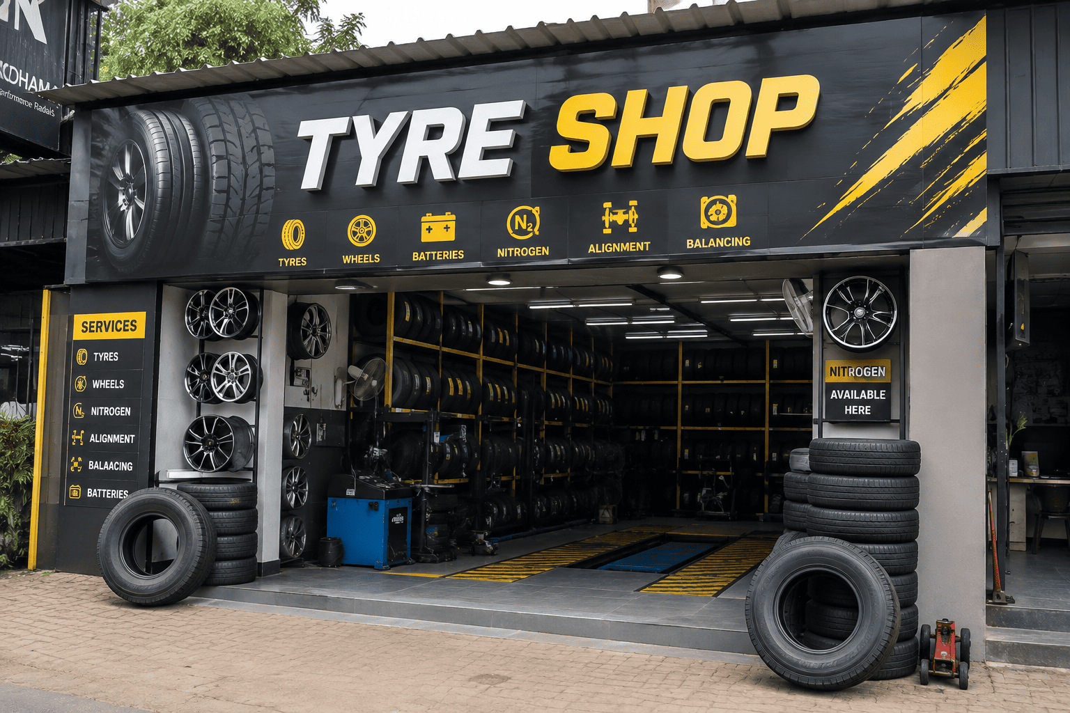Tyre shops - Dial kerala