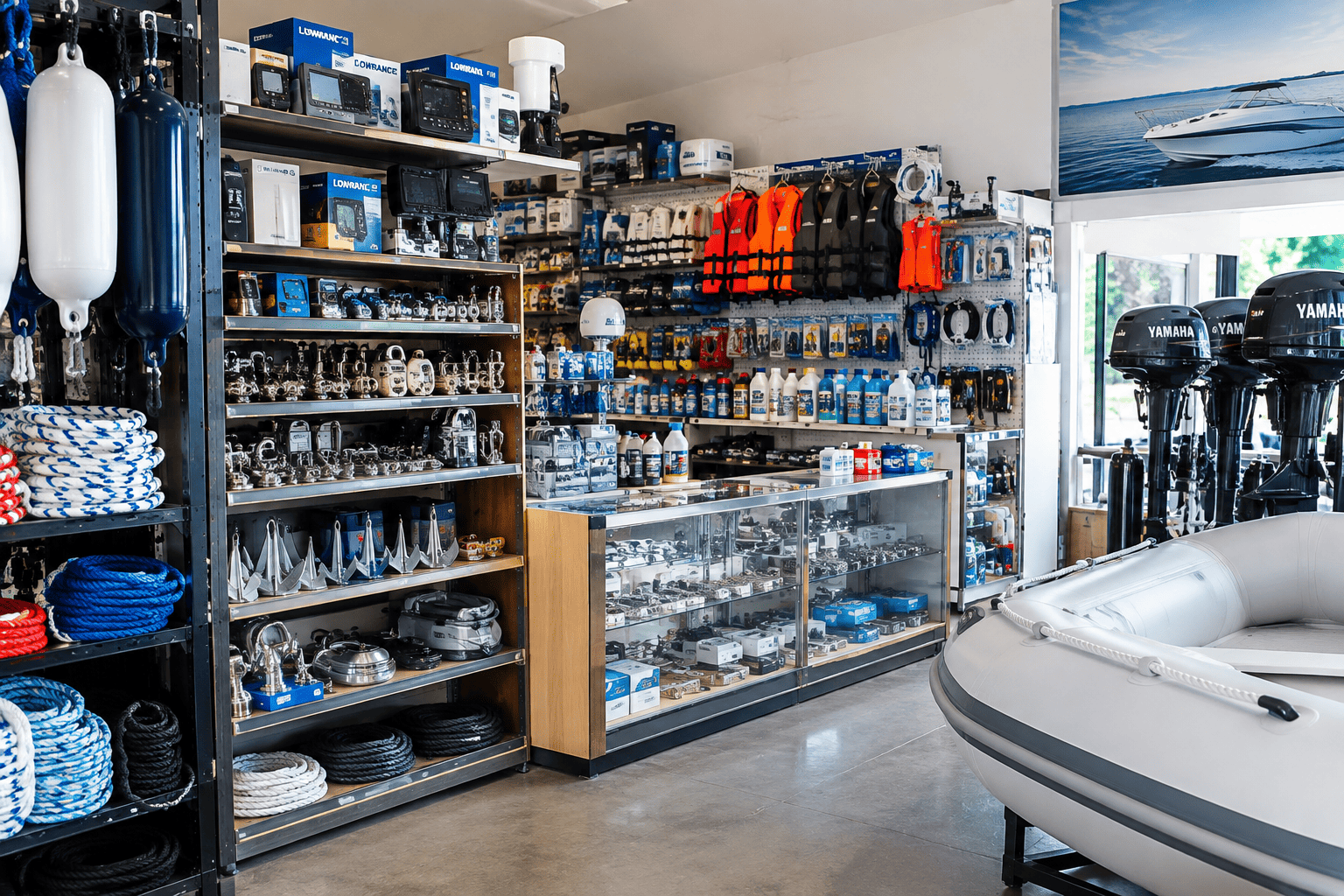 Boat Accessories Supplier - Dial kerala
